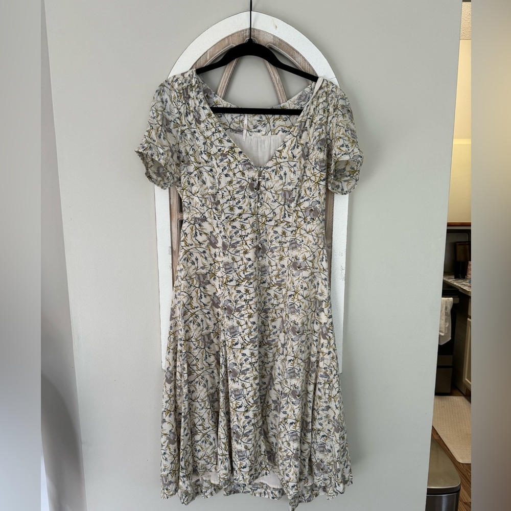 Free People Magnolia Midi Dress | Floral | Vintage inspired